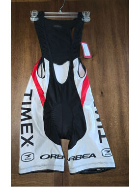 Sugoi RS Pro Womens Cycling Bib Shorts Size M Medium NWT Timex Orbea Team Pad